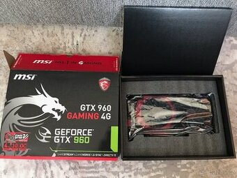 Grafická karta MSI GeForce GTX960 4GB 128bit GAMING 4G