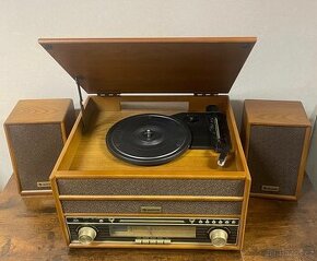 Gramofon, magnetofon, rádio, bluetooth, CD, AUX, - 1