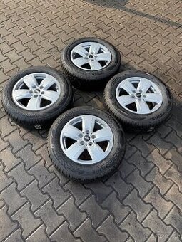 Kompletní alu kola Mini 5x112r17 + 205/65r16 zimní