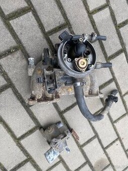 Sání, jednobodové vstřikování, termostat Felicie 1.3 BMM