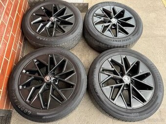 Alu 17" 5x112 , škoda " PULSAR " letní 75% O4 , TOP