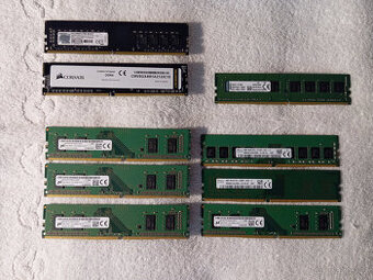 PC RAM DDR4, 4 & 8GB/ 2133 - 2400 - 2666MHz