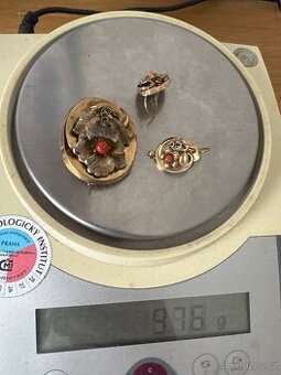 Starožitný set 14k - 9.77 g - 1