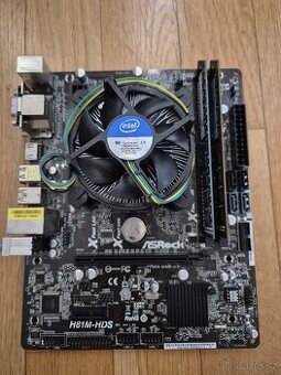 ASRock H81M-HDS+ i5 4460 + 8gb DDR3 - 1