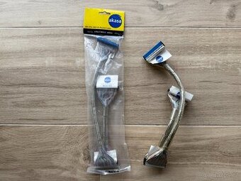 2ks AKASA kabel IDE ATA-100/133 Round Cable 45cm