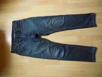 pánské Tommy Hilfiger tm.modré rifle rovné,zip 34/31 L p.88