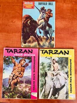 Sešitové knížky o Tarzanovi a komiks Buffalo Bill - 1