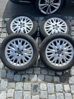 Alu Volvo R16 5x108+nové letní gumy