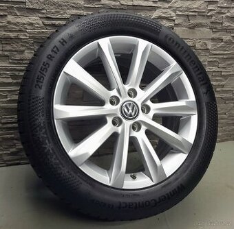 17" Originál VW Helsinky 5x112 zimní pneu 5,5-7,5mm