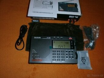 rádio Tecsun  PL-330  FM MW SW LW SSB DSP + baterie navíc