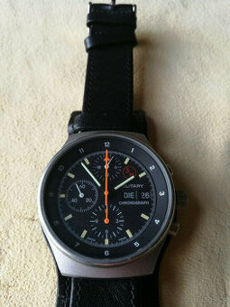 ORFINA PORSCHE DESIGN Chronograf BUNDESWEHR 3H vojenský