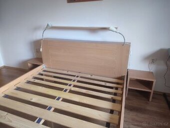 Prodám manželskou postel 160x200