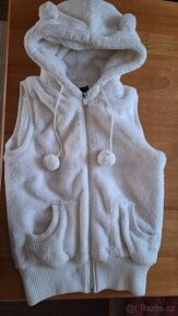 Bílá vesta M, L