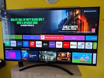 LG 4k tv 189cm v záruce do 3/2027