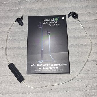 Bluetooth sluchátka se světelným efektem