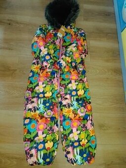 Lyžařská zimní kombinéza s jednorožci, květy 116 next