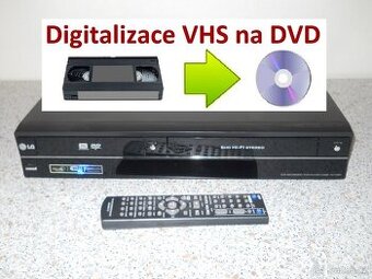 📼>📀VHS-DVD rekordér LG RC689H