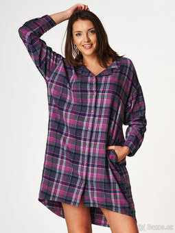 Flanelová košile nebo šaty na doma