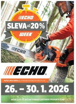 Motorová Pila ECHO CS-501SX NOVÁ Skladem