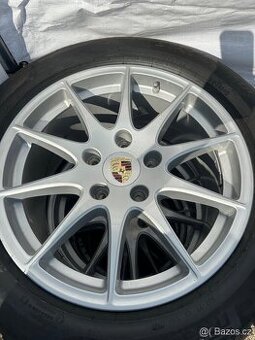 NOVÁ Alu kola Porsche 5x130 R18+nové pneu 275/45/18 M+S