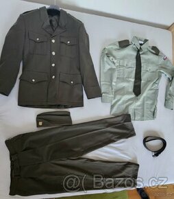 Komplet vz.97 AČR. (Sako,kalhoty, košile, lodička)