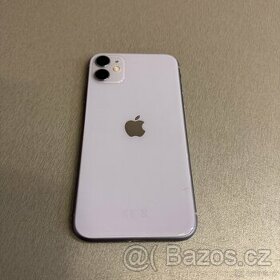 iPhone 11 64GB purple, pěkný stav, 12 měsíců záruka