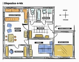 Investiční byt 4+kk v bytovce na Rakovnicku - 1