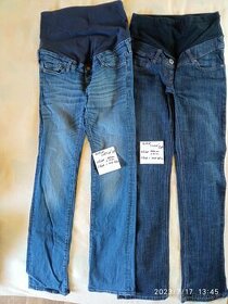 Těhotenské džíny a plátěné kalhoty - 1