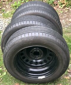 4x letní pneu s disky 195/60R 15 88H na OPEL, RENAULT