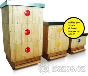 Zateplené včelí úly 39x24cm,izolace 2cm,3cm,ovčí vlnou