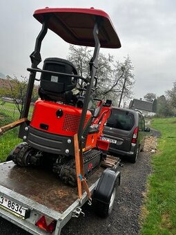 Půjčení/Pronájem pásového bagru 1.2T Yanmar