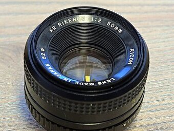 Objektiv XR Rikenon 50mm F 2.0 - bajonet Pentax K
