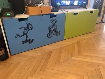 Dětské lavice/ šuplíky Ikea Smastad