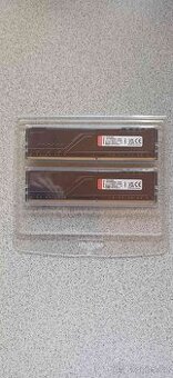 Kingston 8GB DDR4 2666MHz FURY BEAST Black, pár (dohromady 1