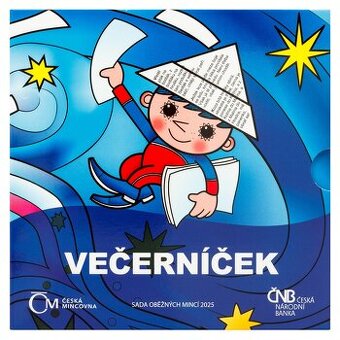 Sada oběžných mincí 2025 Večerníček stand