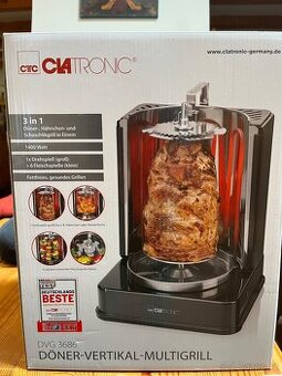 vertikální gril Clatronic DVG 3686
