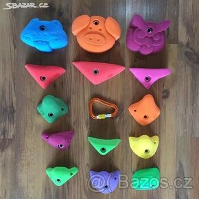 Nové dětské lezecké chyty THEREX - 14 kusů