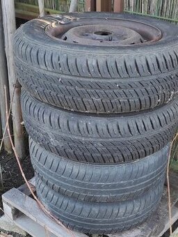 Letní kola 13" 4x100 s pneu 175/70 R13 sada 4ks