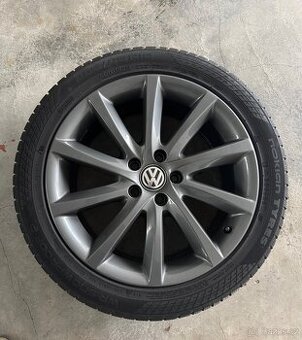 Alu Kola VW 5x112 R18 Zimní pneu Nokian