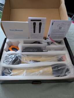 Prodám bezdrátové mikrofony Zlaté barvy ALPOWL