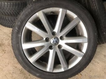VW originál alu kola  7,5Jx17 s pneu,pěkny stav