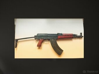 Znehodnocený samopal SA58 , krátký, rozebíratelny