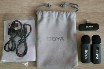 Klopový mikrofon Boya BY-V2 V2.0 pro iPhone a iPad