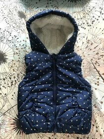 Zateplená vesta - vel.74 (6-9měs.)