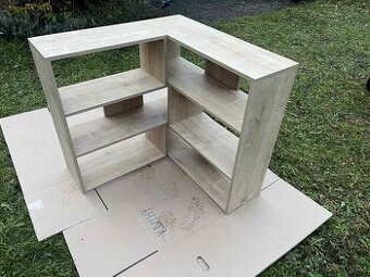 Moderní knihovna Houseland Molly No.3 dub přírodní