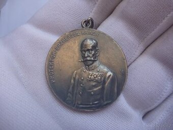 RU AG medaile arcivévoda Rainer stříbro výstava 1912 FJI