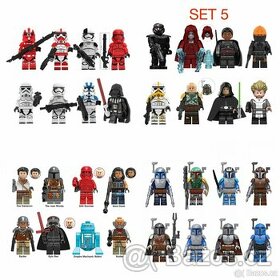 Rôzne figúrky Star Wars 1 (8ks) typ lego - nové - 1