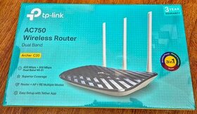 ⭐ WiFi router TP-LINK Archer C20 dual-band, nerozbalený ⭐