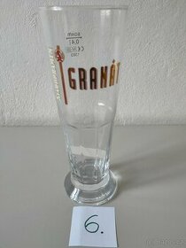 Pivní sklenice - Staropramen, Granát