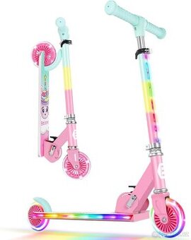 Nová dětská LED koloběžka scooter (116)